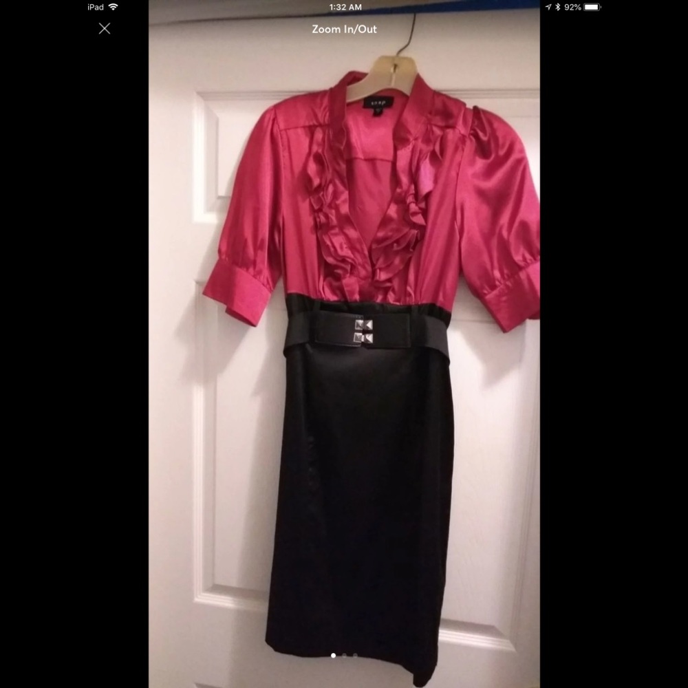 Pinup red and black dress